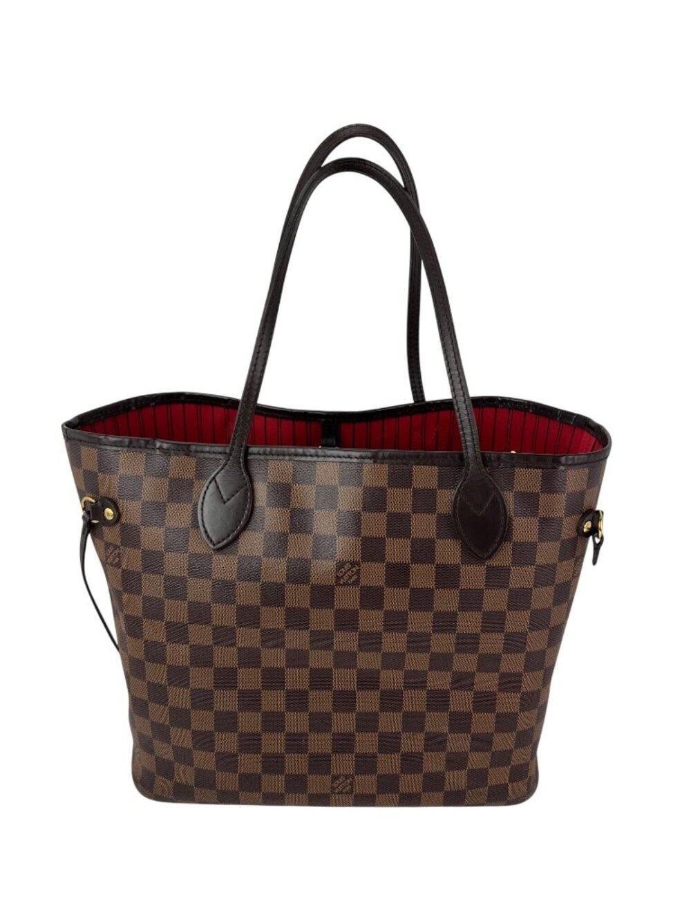 Louis Vuitton Neverfull MM Damier Ebene Canvas Tote Bag